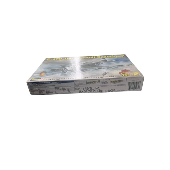 REVELL Airplane Model Kit P-47D THUNDERBOLT RAZORBACK 1:48 Scale  #85-5261 - NEW - Picture 10 of 14